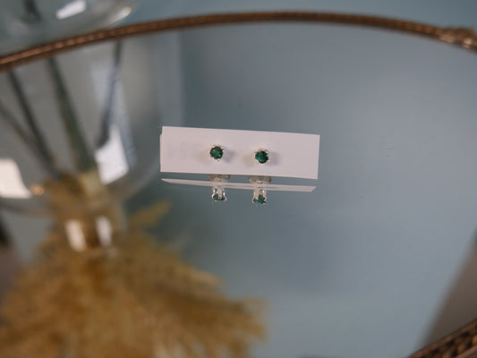 Emerald Studs
