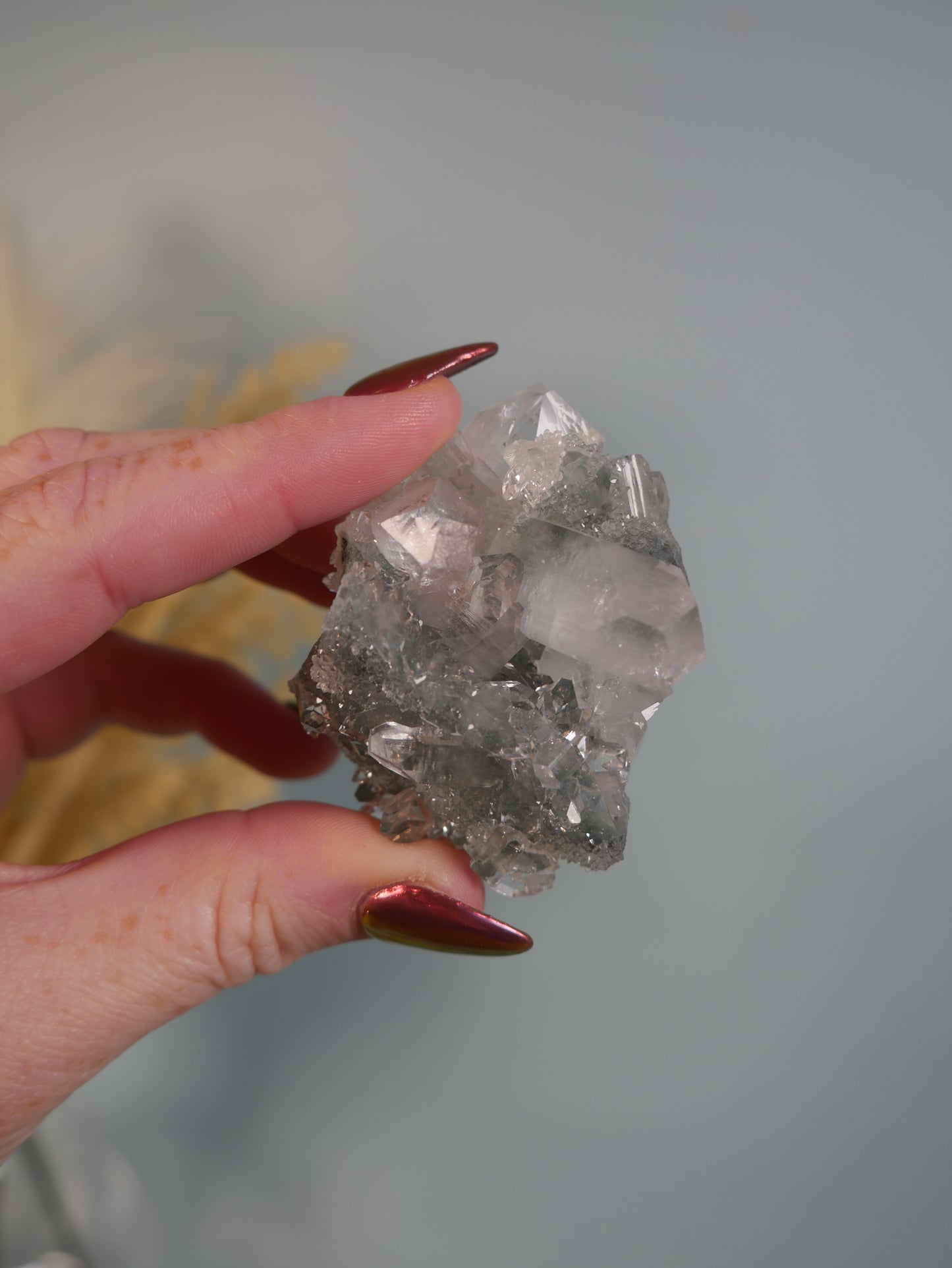 Slushy Green Apophyllite #5