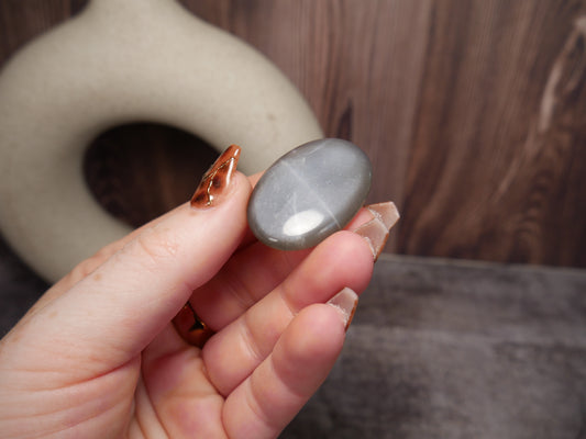 Black Moonstone Pocket Stone #4