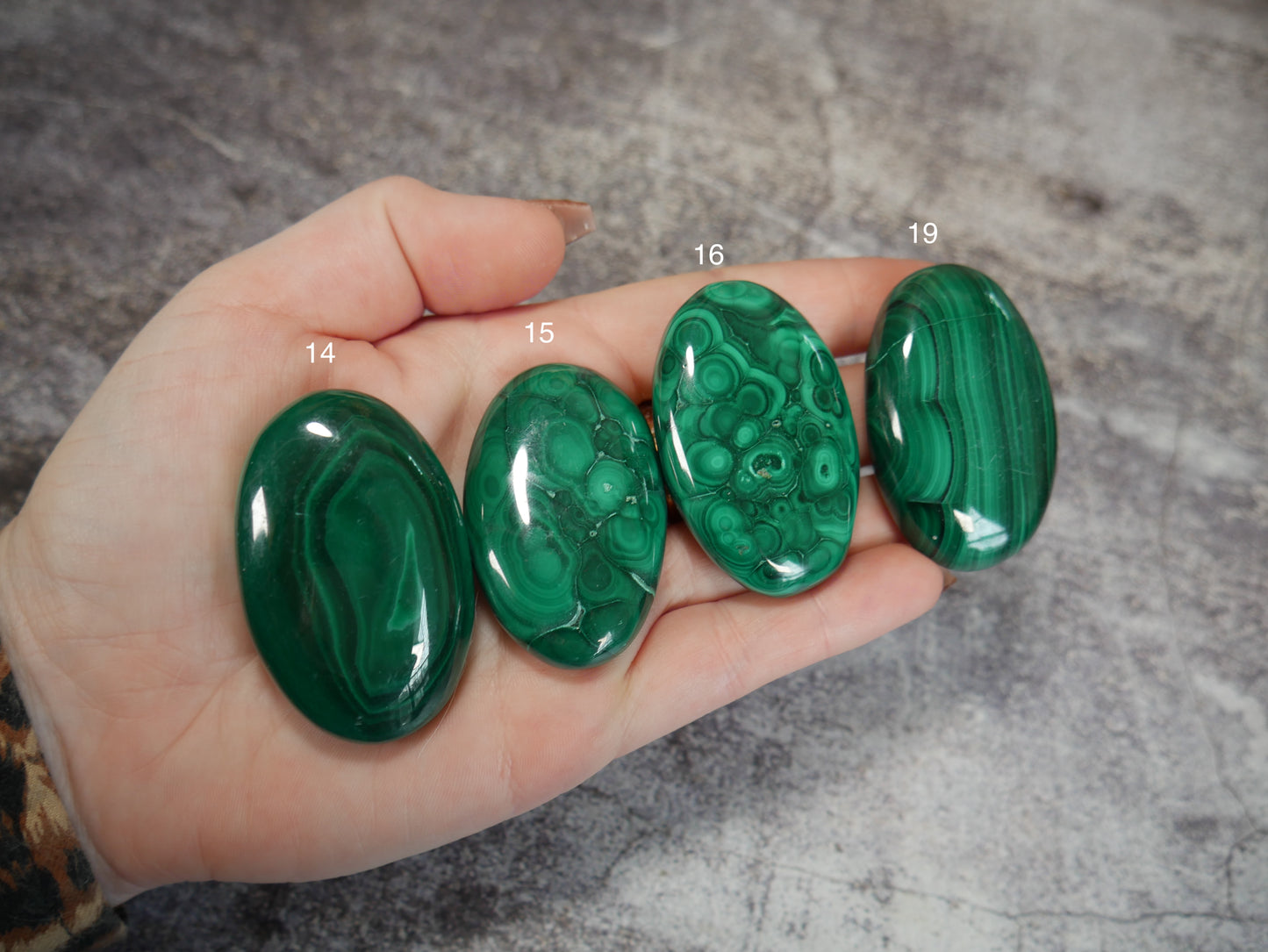 Malachite Palm Stone [various]
