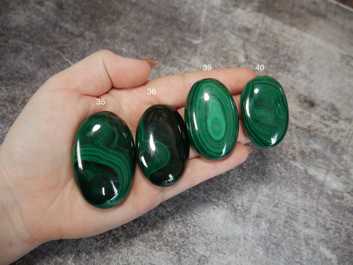 Malachite Palm Stone [various]
