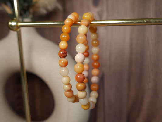 Burmese Egg Yolk Jasper Bracelet