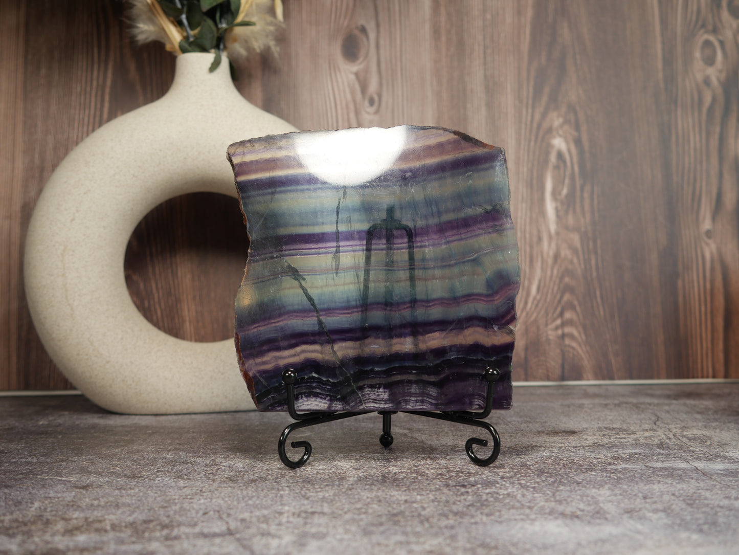 Rainbow Fluorite Slab #2