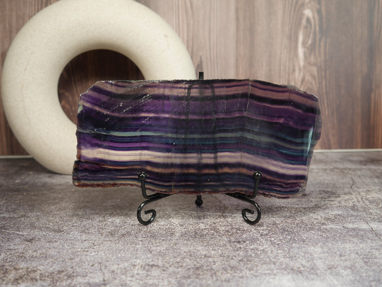 Rainbow Fluorite Slab #3