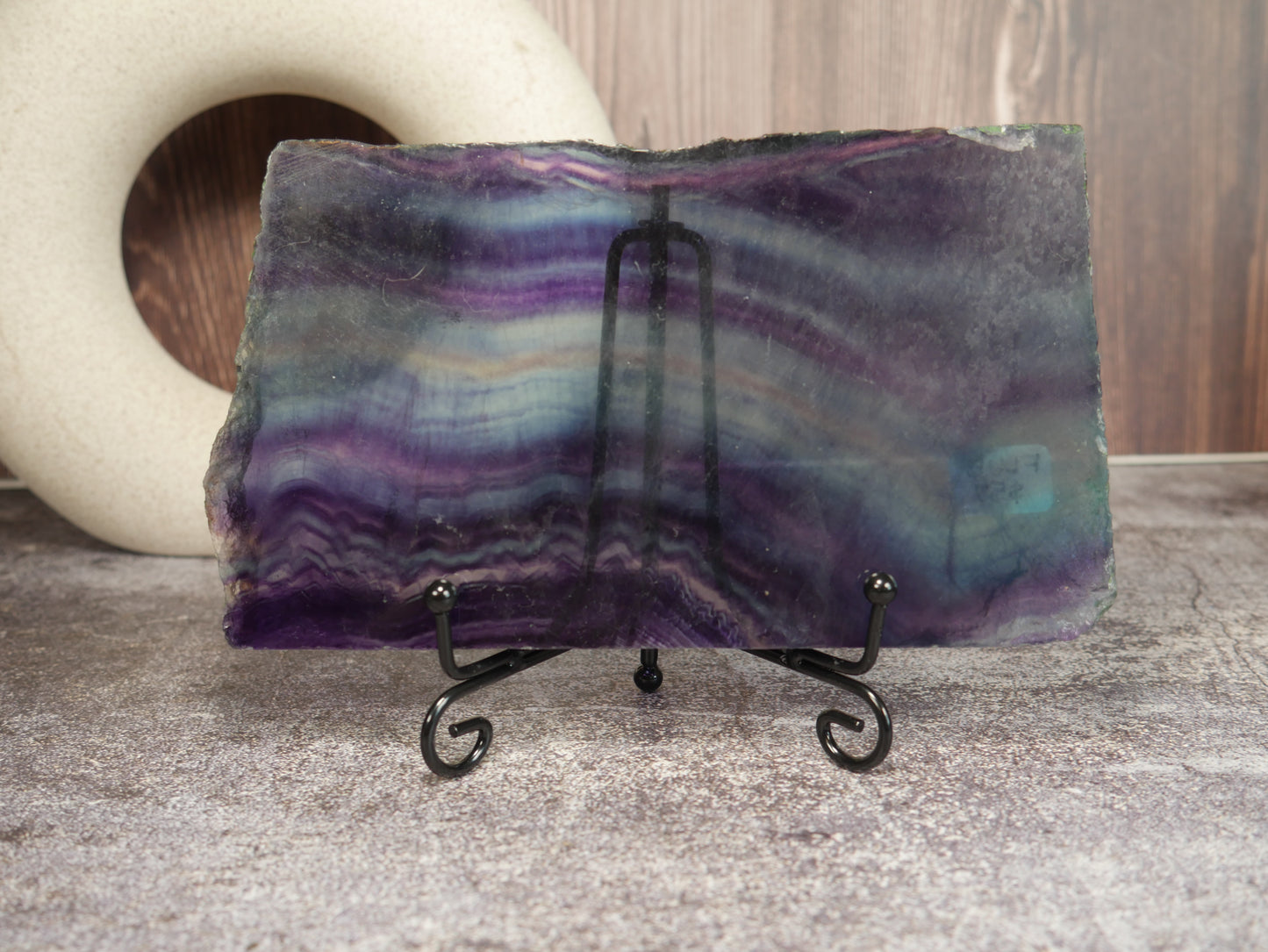 Rainbow Fluorite Slab #5