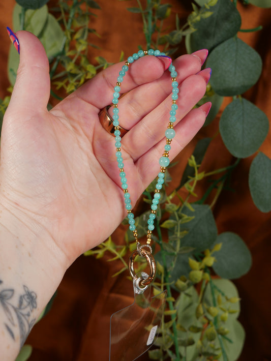 Amazonite Phone Chain