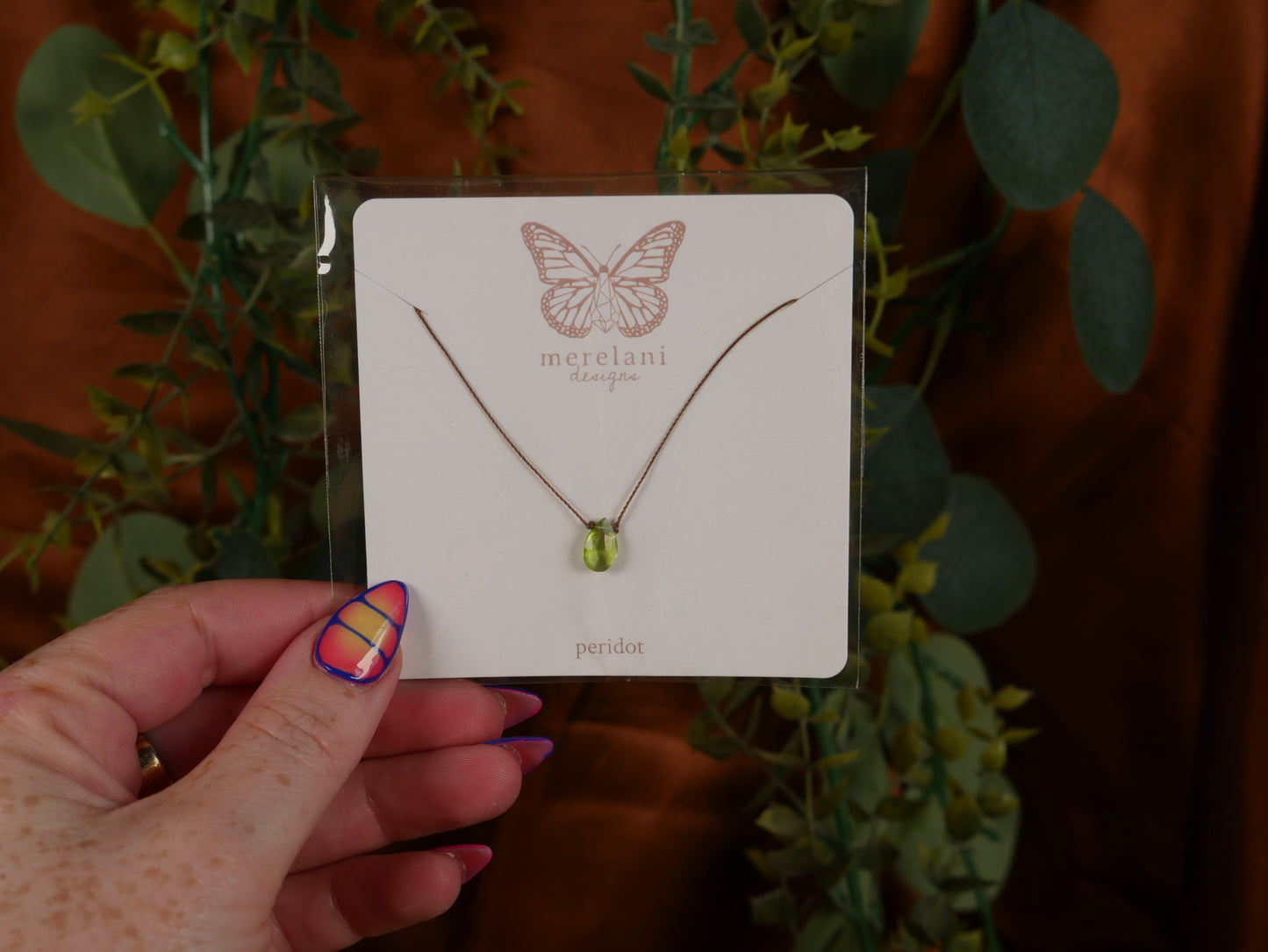 Peridot Pendant [faceted; on cord]