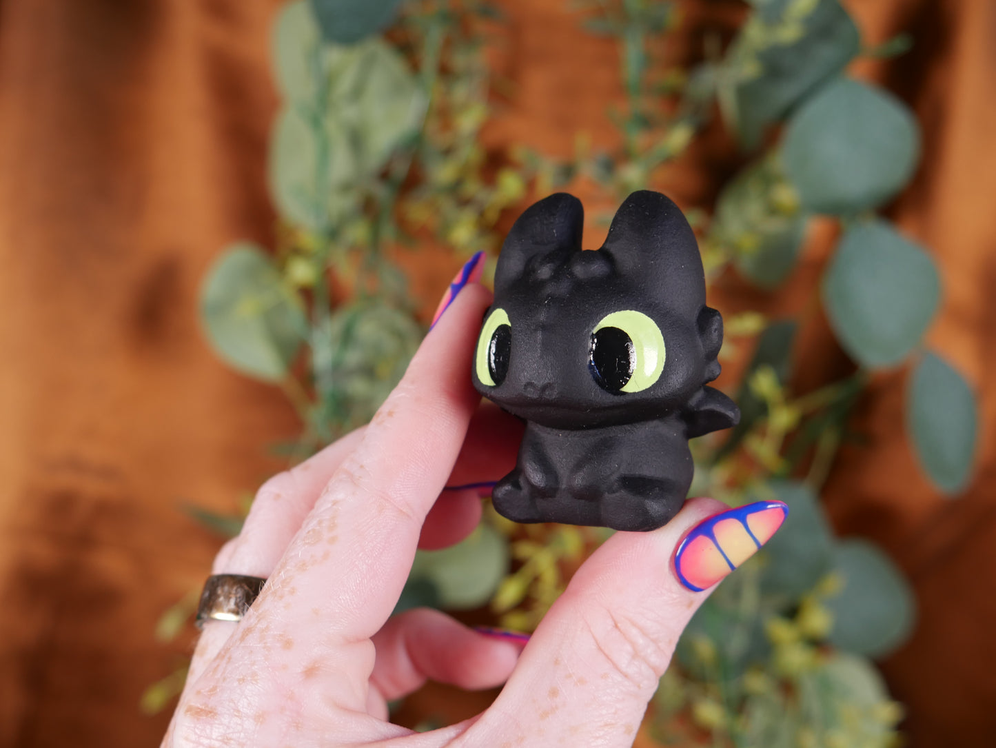 Obsidian Toothless Carving [How to Train Your Dragon]