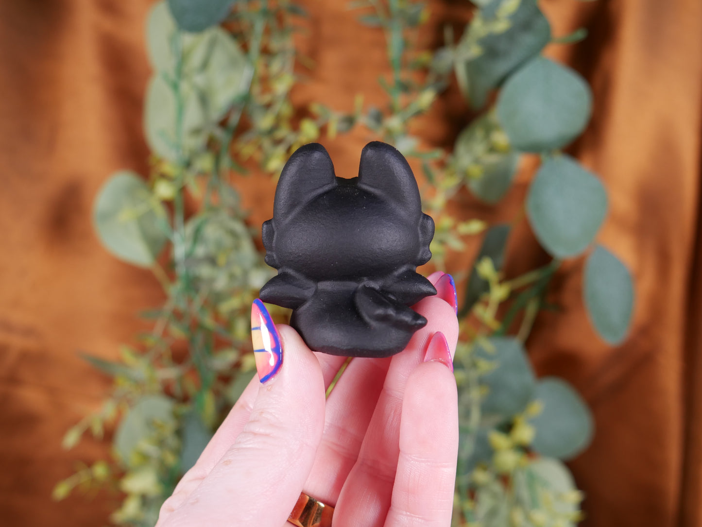 Obsidian Toothless Carving [How to Train Your Dragon]