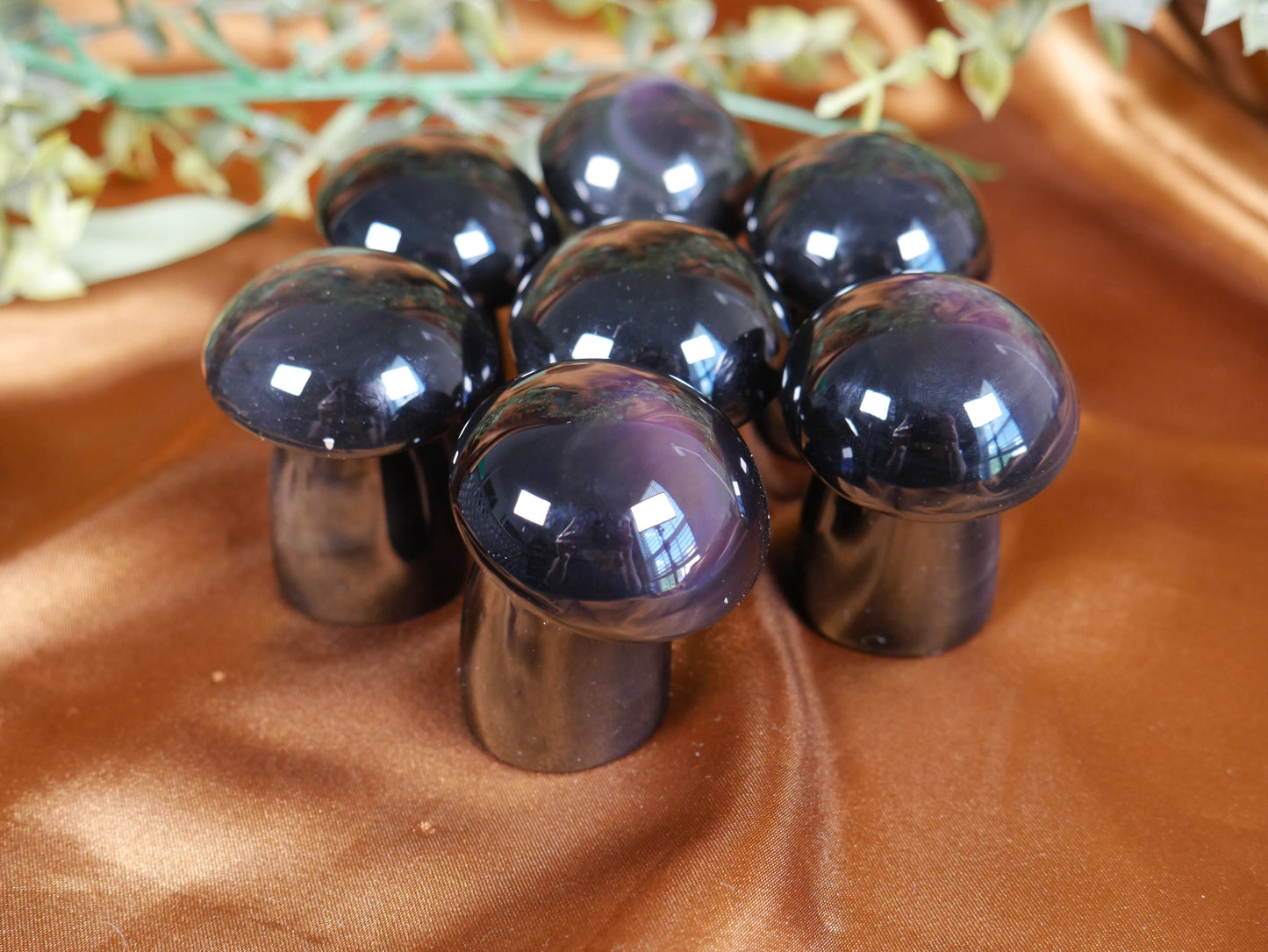 Rainbow Obsidian Mushroom [various]