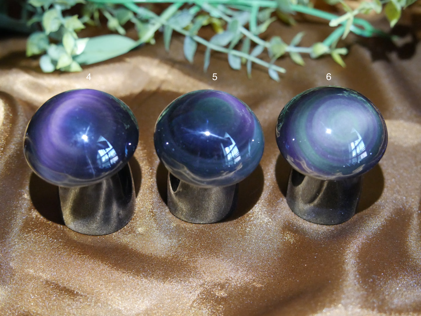 Rainbow Obsidian Mushroom [various]