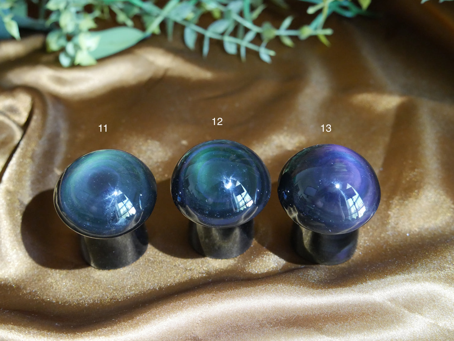 Rainbow Obsidian Mushroom [various]
