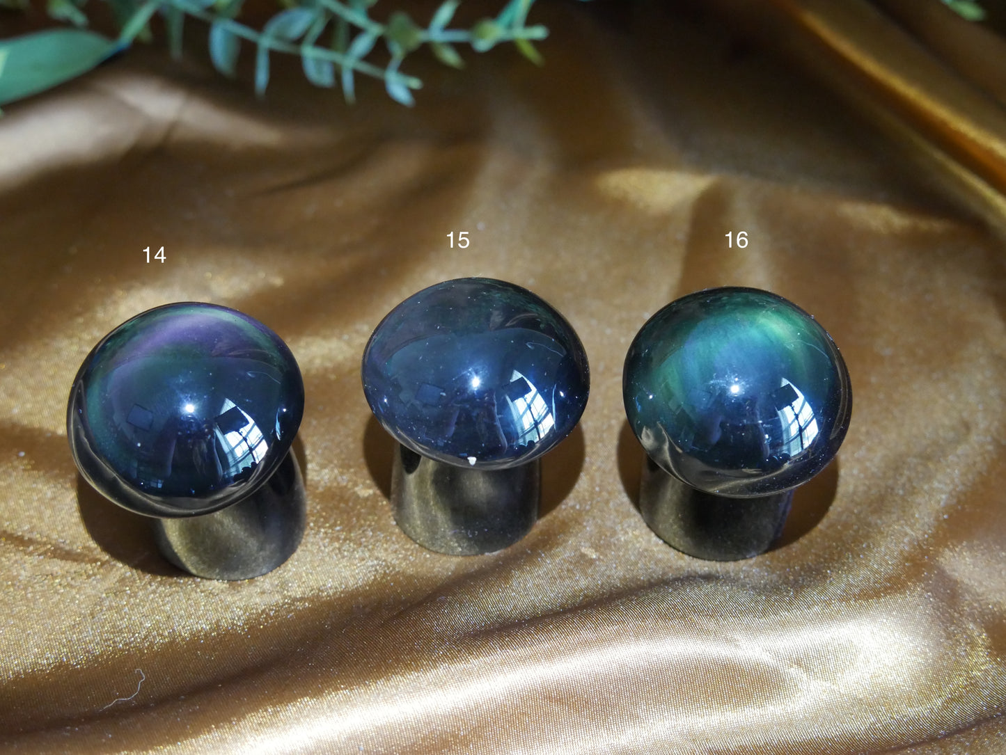 Rainbow Obsidian Mushroom [various]