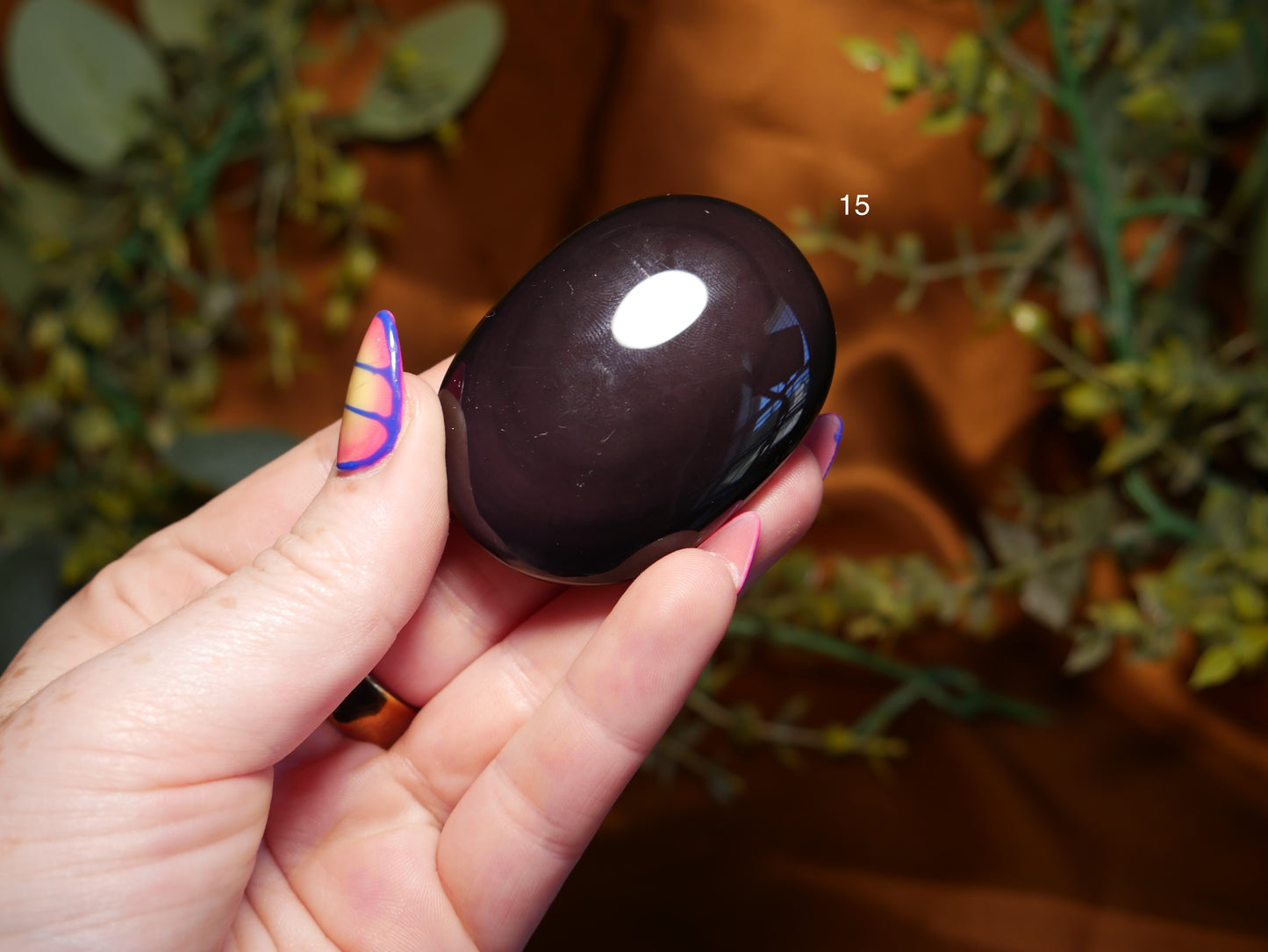 Rainbow Obsidian Palm Stone [various]
