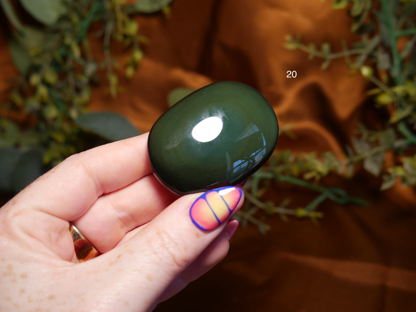 Rainbow Obsidian Palm Stone [various]