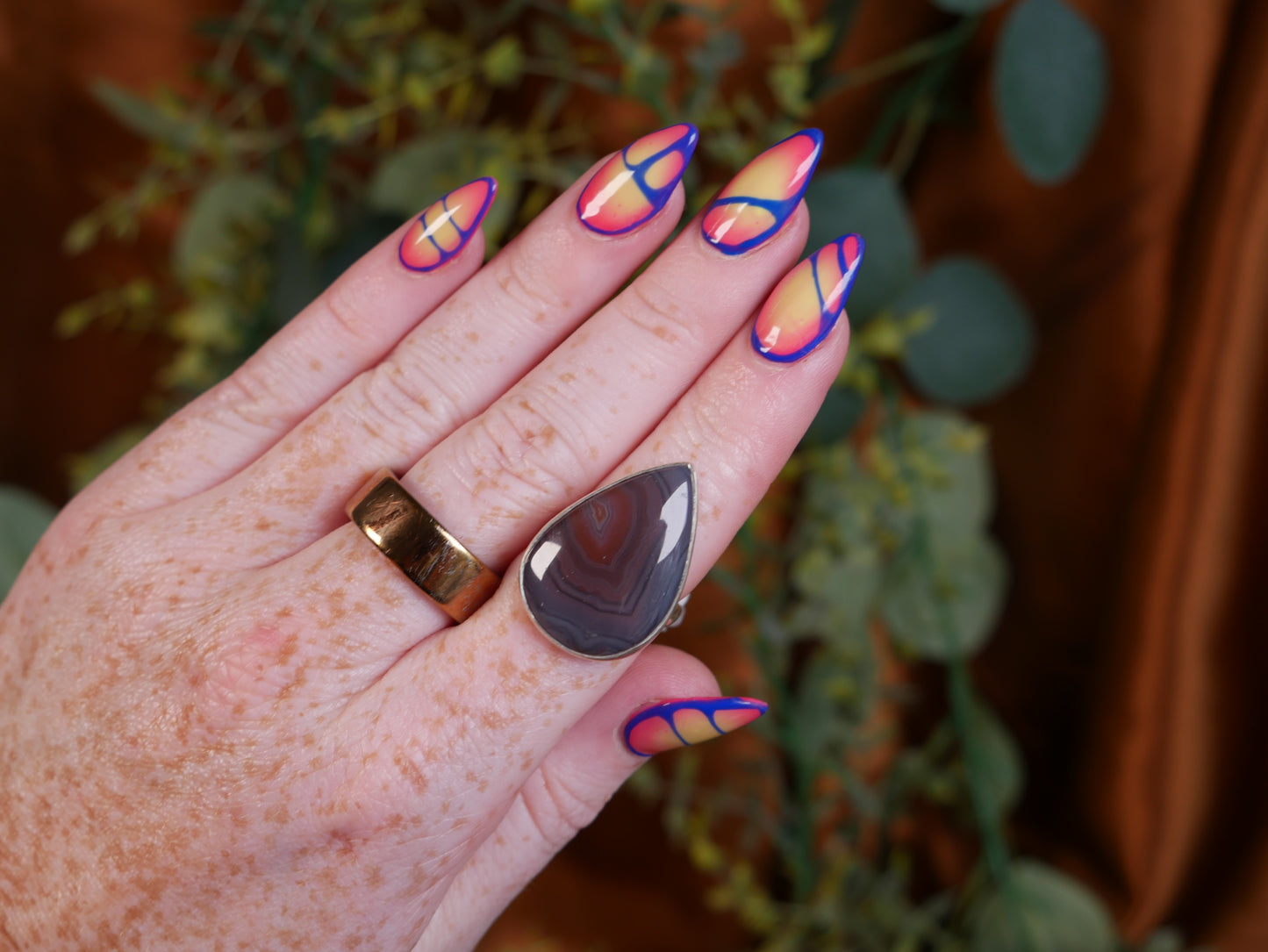 Botswana Agate Ring [adjustable]
