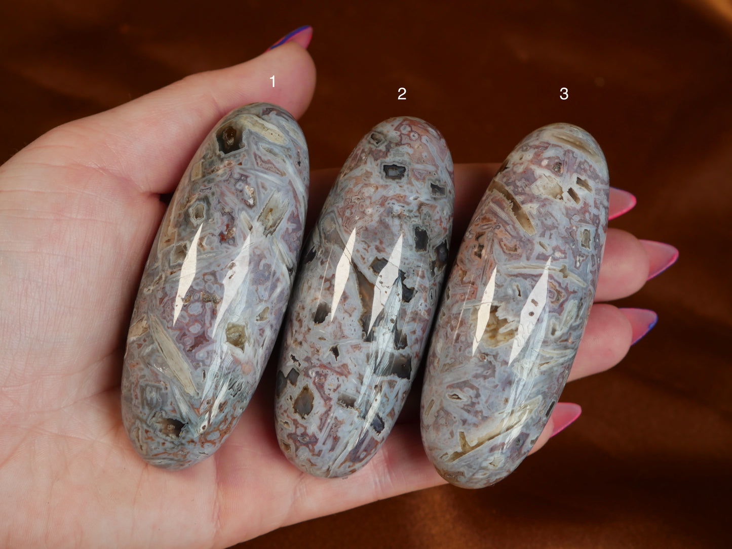Purple Turkish Stick Agate Shiva
