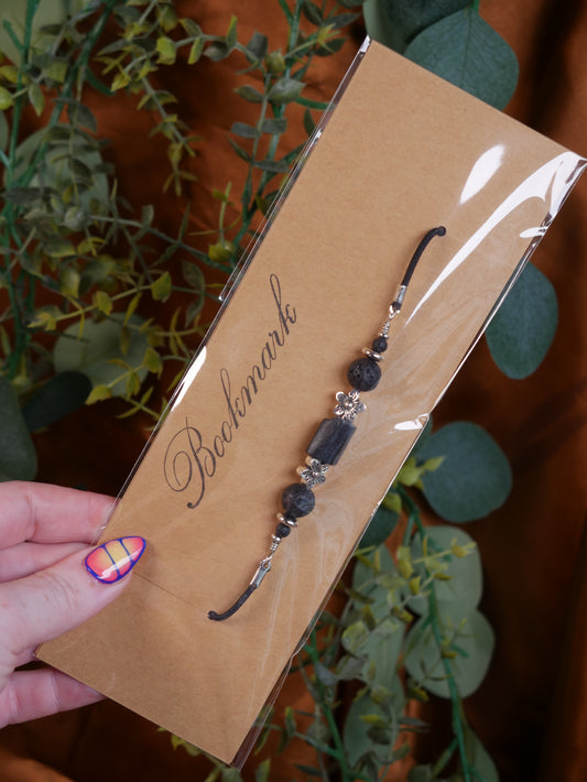 Lava Stone Stretchy Bookmark - Crystal Compass Co.