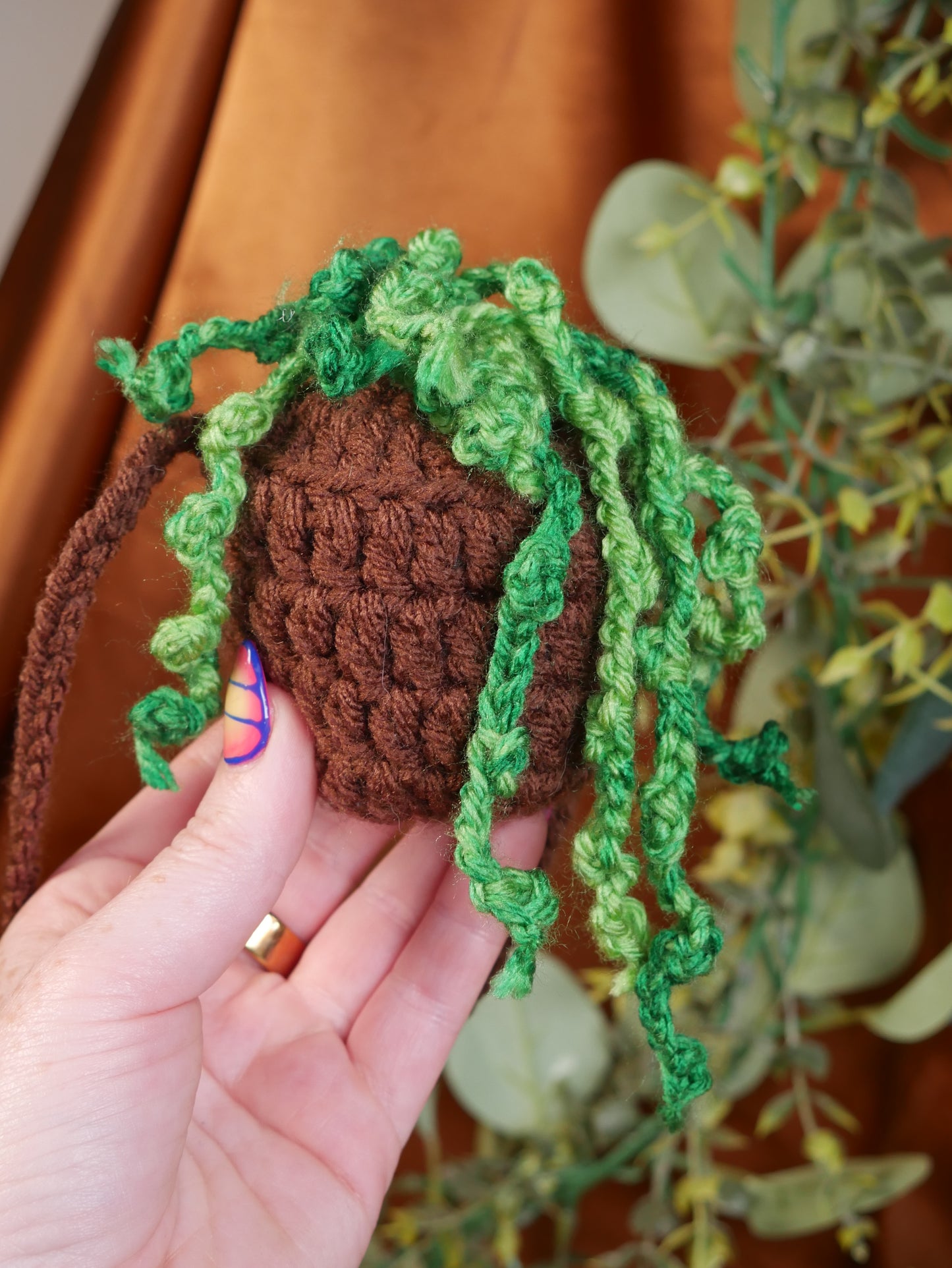Crocheted String of Pearls - Stitched Stoner