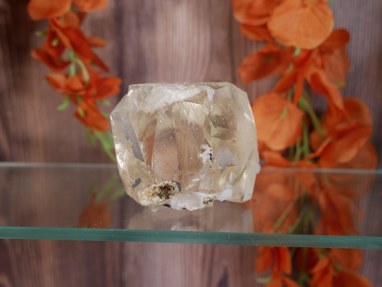 Unpolished Indian Calcite Cube