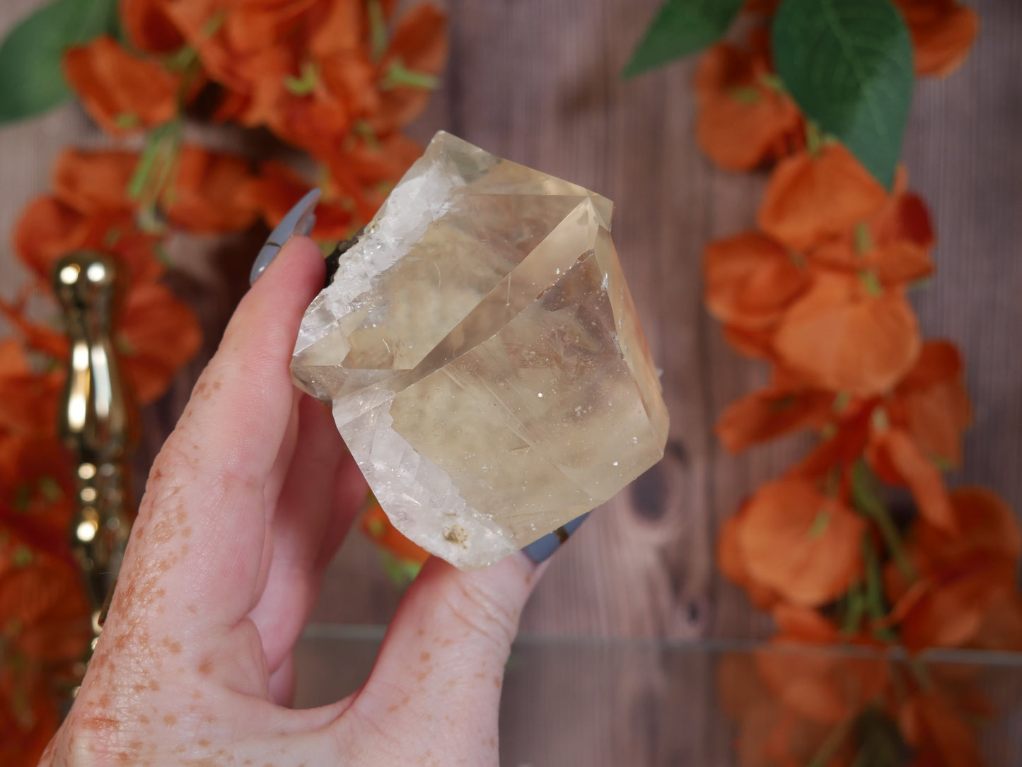 Unpolished Indian Calcite Cube