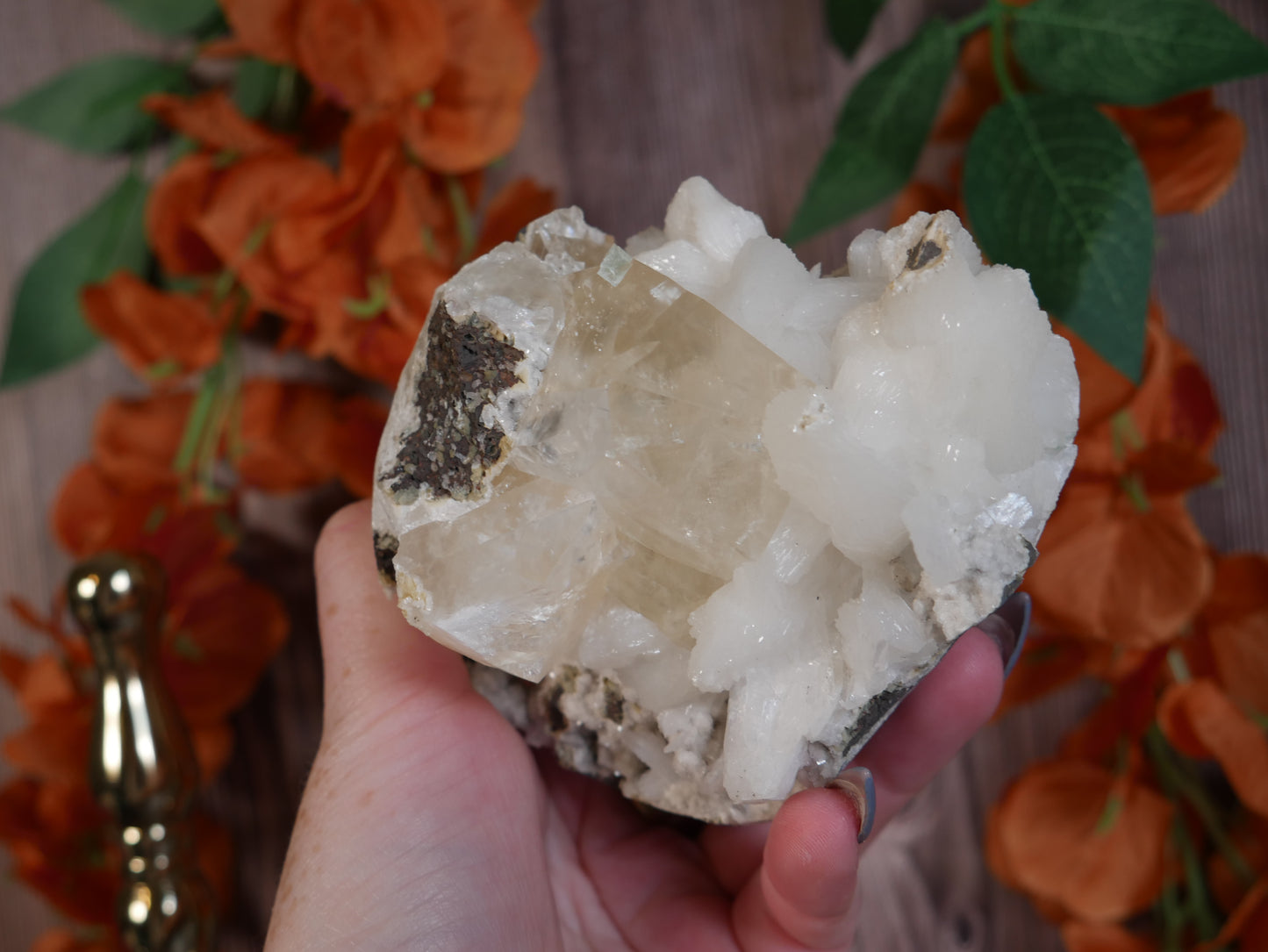 Calcite & Stilbite Custbase #4