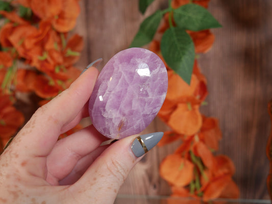 Kunzite Palm Stone #11
