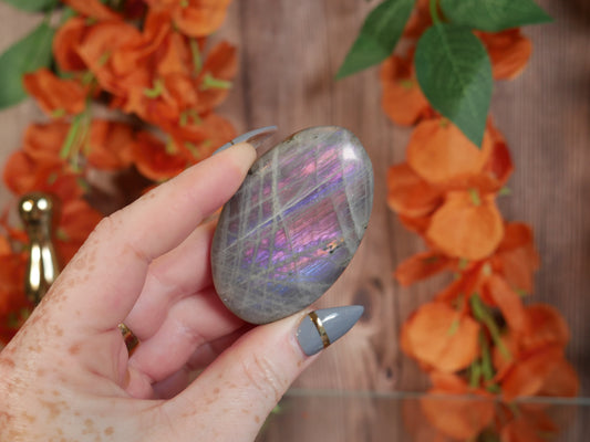 Labradorite Palm Stone #11