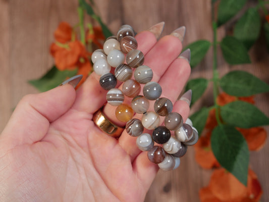 Botswana Agate Bracelet [high quality]