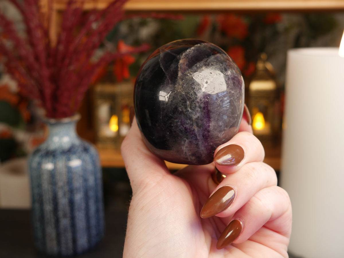 Deep Fluorite Skull