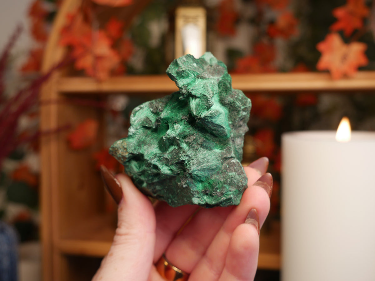Raw Velvet Malachite - Personal Collection Destash