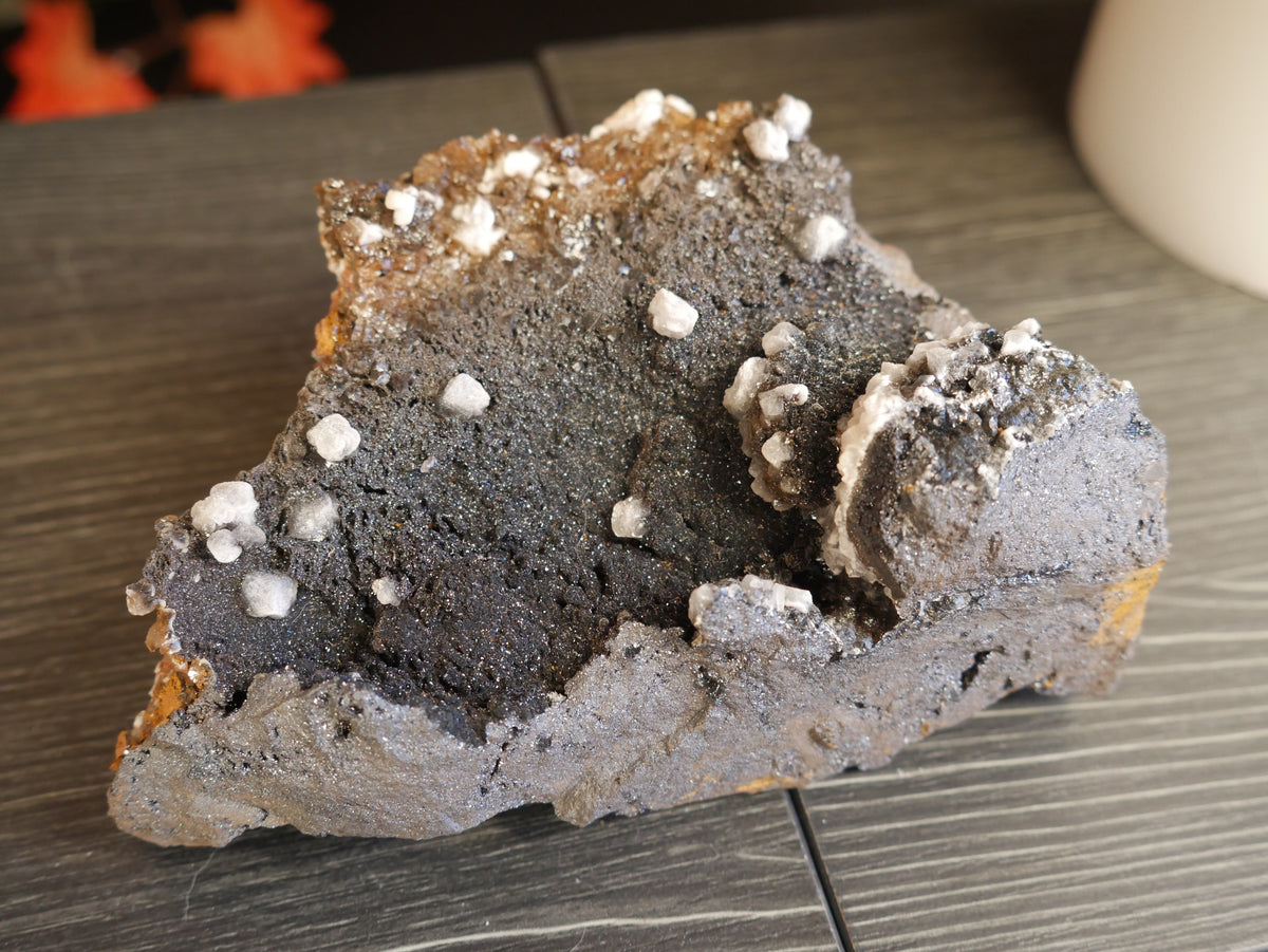 Calcite on Goethite