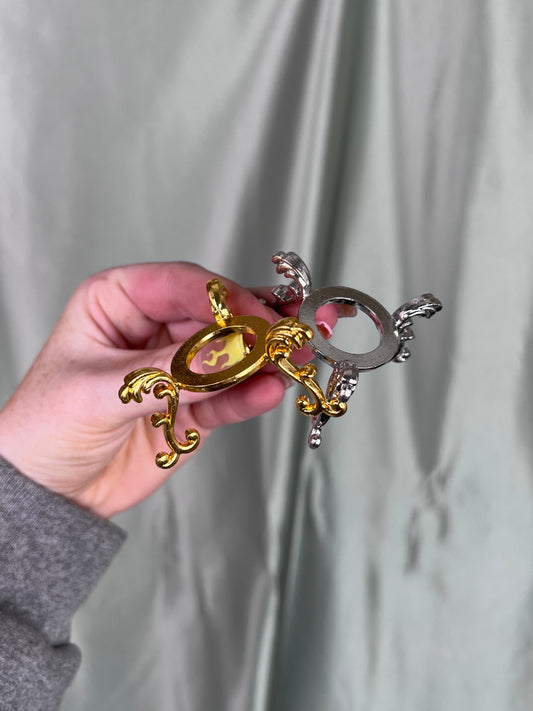 Ornate Metal Sphere Stand